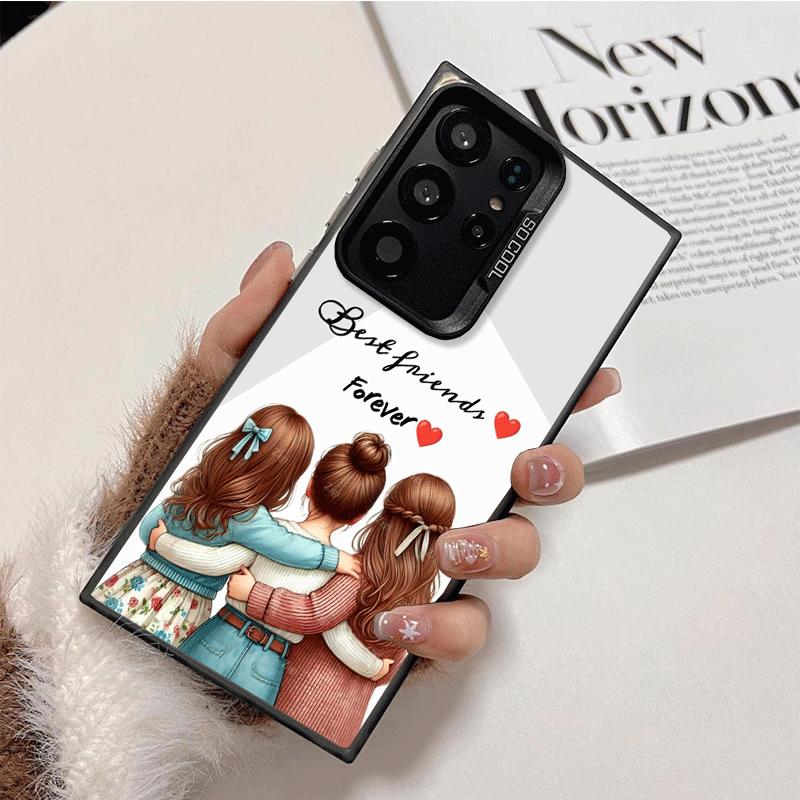 

Best Friends Forever Girls Shockproof Phone Case for Samsung Galaxy S26 Edge S25 Ultra S24 FE S23 Plus S21 Cover Anti Fall Funda Samsung S25 Plus