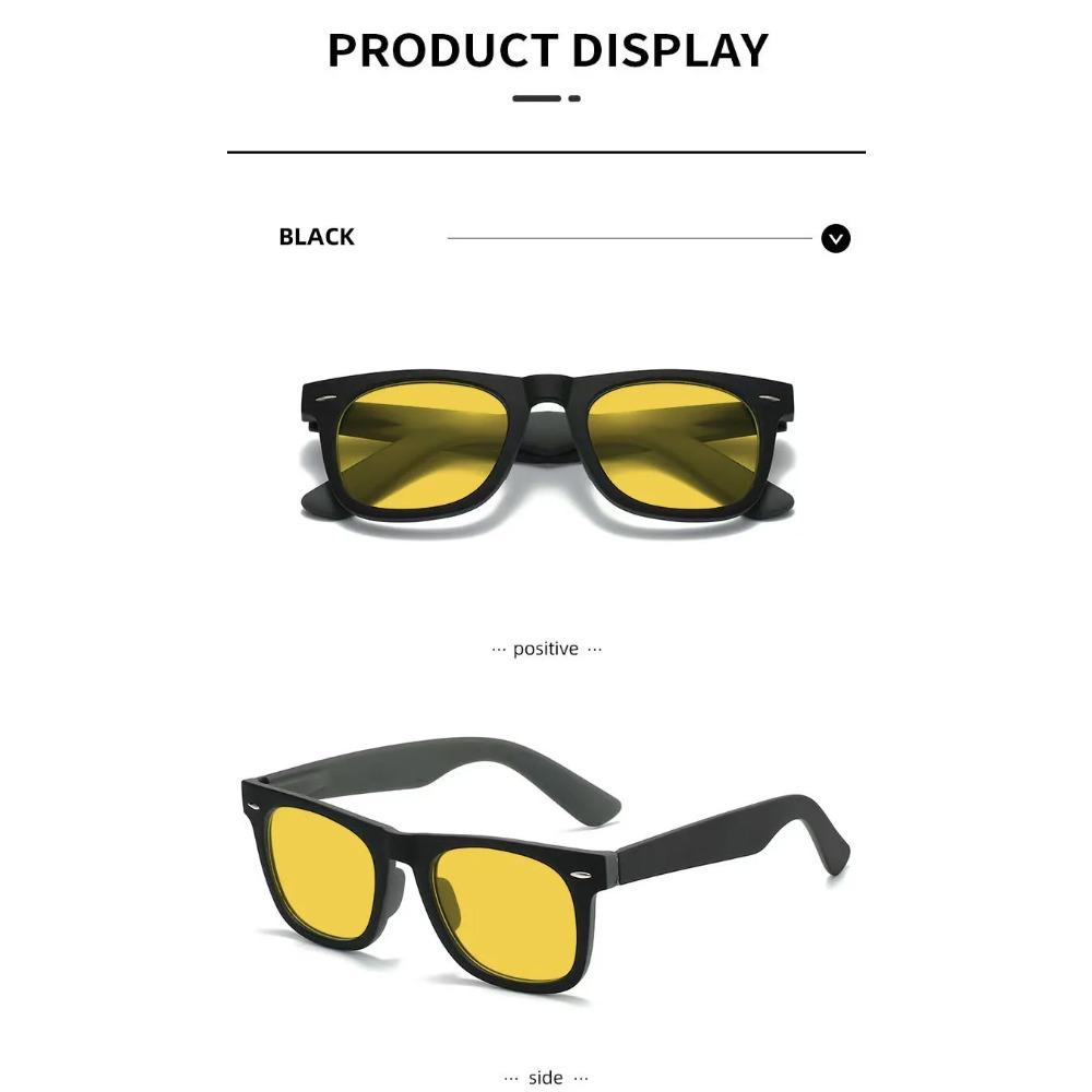 Large Frame Anti-glare Protection Night Vision Myopia Glasses Special for Driving Comfortable Eyeglasses Gentleman 0 To -4.0