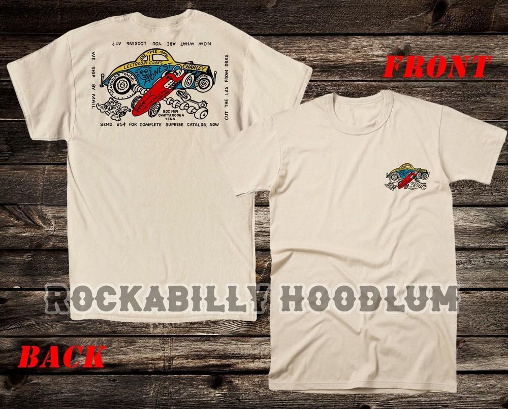 

Hot Rod Tee T Shirt Drag Racing Race Nostalgia Speed Shop Honest Charley S