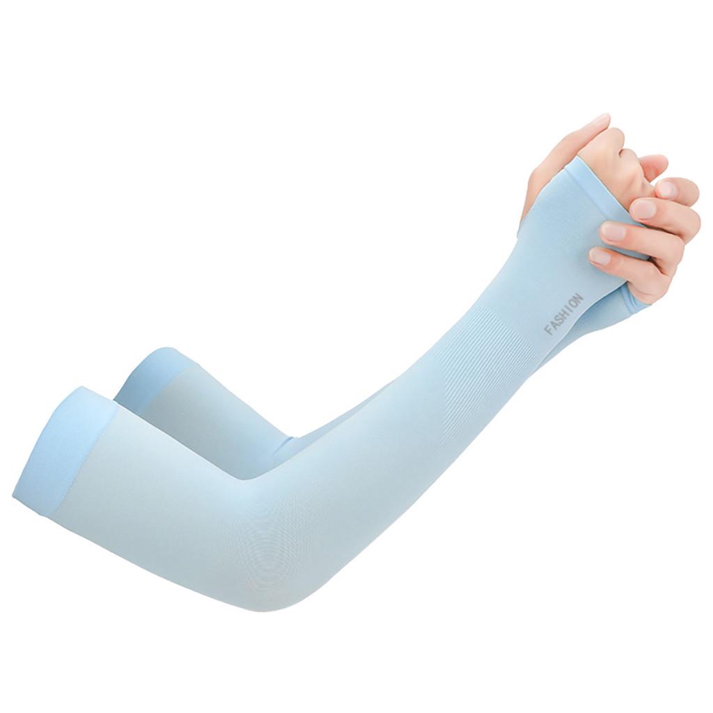 2PCS Sport Arm Sleeves UV Sun Protect Anti-slip Basketball Armband  Cover