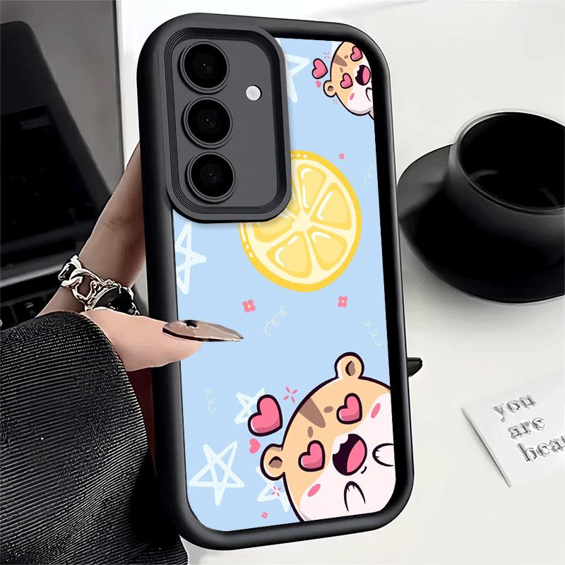 Phone Case for Samsung Galaxy A17 A16 A15 A14 A13 Cartoon Cute Hamster A56 A36 A26 A55 A35 A25 A54 A34 A24 A53 A33 A23 A07 A06