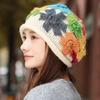 DIMANAF 2025 Spring Women Hat Knitted Hat Warm Fashion Floral