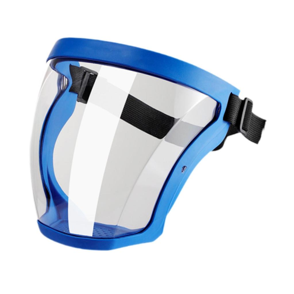 Transparent Full Face Shield, Reusable Anti-fogging Dust Mask, HD Goggles,