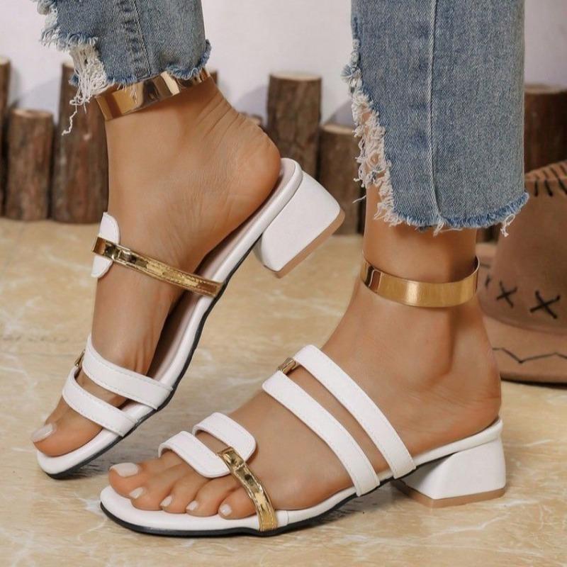 

Мода Новые Женские Противоскользящие Сандалии Удобные Плоские Тапочки Элегантная Дизайнерская Обувь Женская Новые Сандалии с Ремешком и Открытым Носком Zapatos De Mujer 35 белый