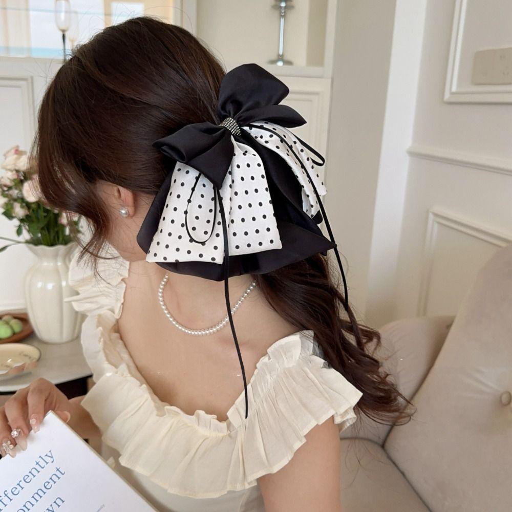 Greifclip Schleifenband Haarkralle Blume Haarnadel Chiffon Schleifenknoten Haarspange Haarschmuck