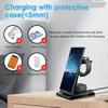 Wireless Charger for Samsung S25 Ultra, Charging Station for Galaxy S25/S24 Ultra/S24+/S24/S23/S22/Note 20/Z Flip 6/Fold 6, for Galaxy Watch