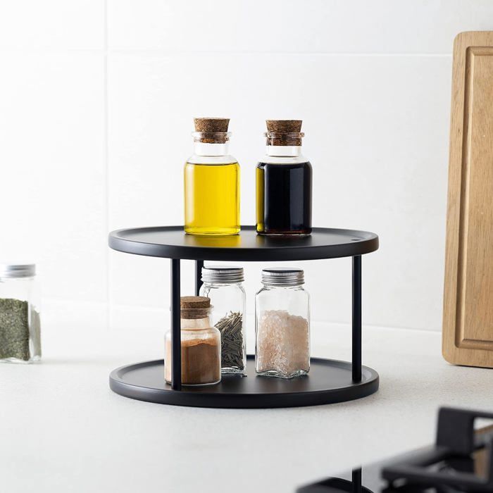 Rangement - KW-Commerce - 56154.01 - Plateau tournant - Métal - 27,5 cm de diamètre