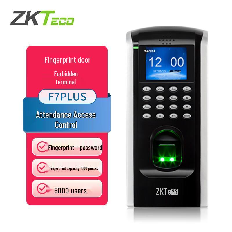 ZKTeco F7PLUS Fingerprint Access Control & Attendance System