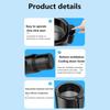 Stainless Steel Portable Car Cooling Cup For Cola Drinks Usb Heating Car Coffee Mug Thermos Cup Electric Beverage Cooler Temperature Display 24V