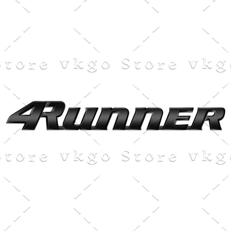 

1Pcs ABS Plastic Car Tailgate 4RUNNER Letter Emblem Logo Rear Badge Sticker For Toyota Tundra Car Styling Accessories