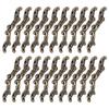 20pcs Drawer Handles Mini Vintage Antique Green Bronze Drawer Pulls with Screws For Wooden Box