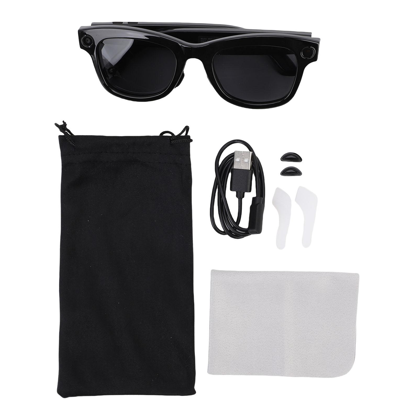 

Smart Camera Glasses 5MP 1080P HD Camera 26 Languages Translation Music Playback Phone Calls AI Smart Glasses Bluetooth Glasses