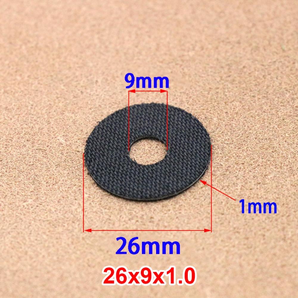1Pcs 1mm Carbon Fiber Fishing Reel Brake Washers Drag Washers Black Fishings Tools Accessories for Baitcasting Drum Reels