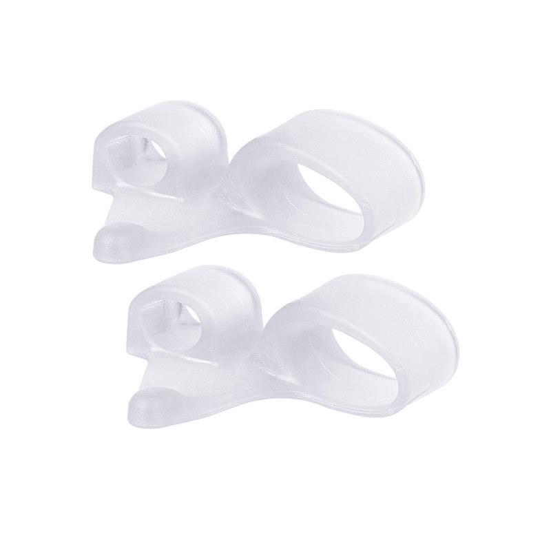 Separator palców SEBS z podwójnym otworem, Halluks, Separator nakładających się palców, Kość dużego palca, Orteza z podwójnym pierścieniem, Podkładka pod palce