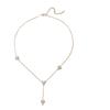Meier Su necklace women's niche design heart bracelet titanium steel jewelry set