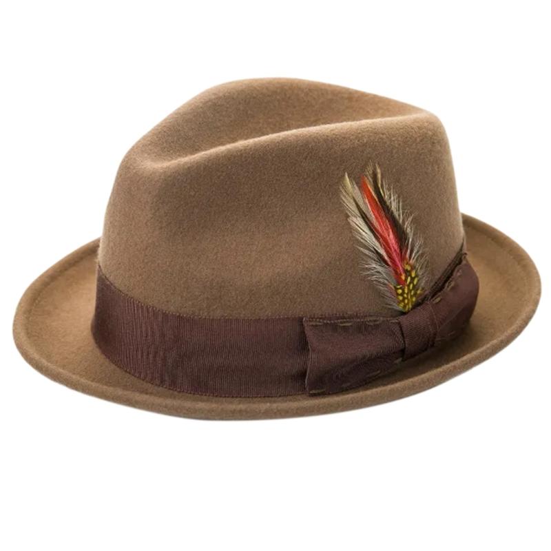 Shapeable Western Wool Hat Elegant Wide Border Hat Warm Comfortable Hat for Travel and Casual Wear