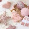 Foam Ball Gift Christmas Tree Ornaments Pink Christmas Ball New Xmas Tree Hangings Pendant