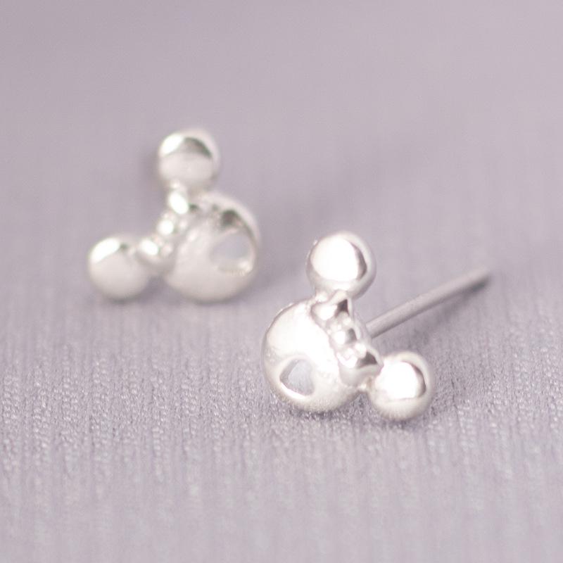 Ohrstecker mit s925 Silbernadel im koreanischen Stil für Damen – Minimalistisches & Persönlichkeitsdesign