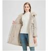 Two-sided Wearing Large Fur Collar Mid-length Fleece-lined Parkas Women's Cotton-padded Coat Thickened Jacket