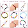 2400Pcs/box Acrylic Beads For DIY Bracelet Necklace Jewelry Making Accessories