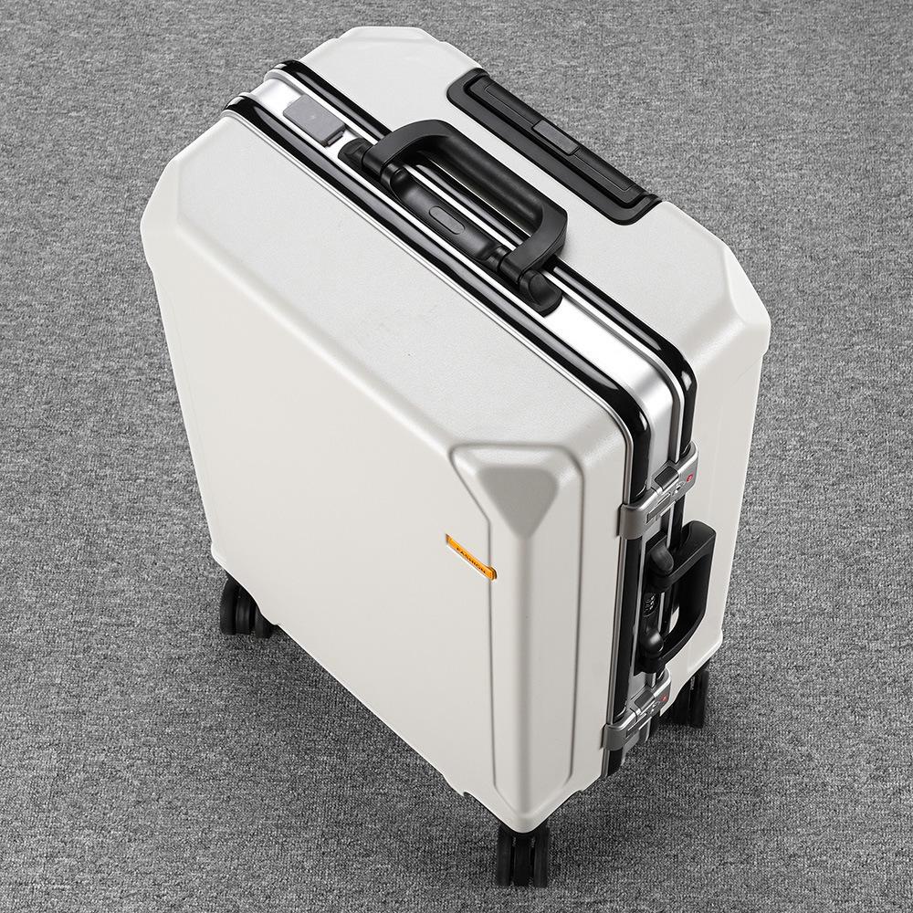 2025 Durable 20" Carry-on Aluminum Suitcase with Universal Wheels for Men and Women