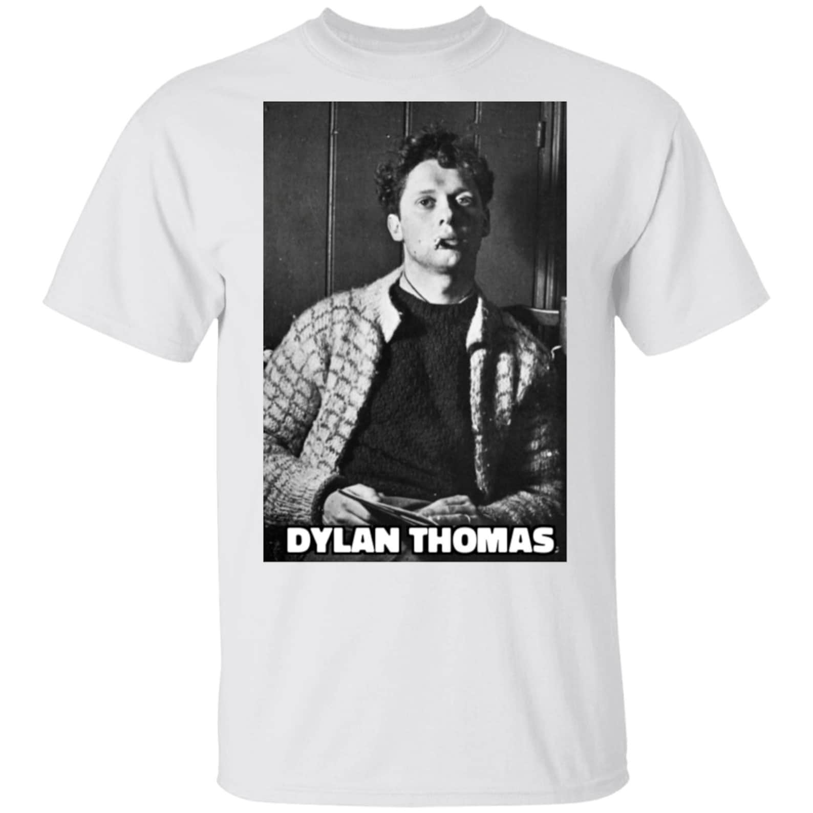 Dylan Thomas T shirt Welsh PoeT shirt British Writer Tee T shirt Do Not Go Gentle Into That Good Night 3XL
