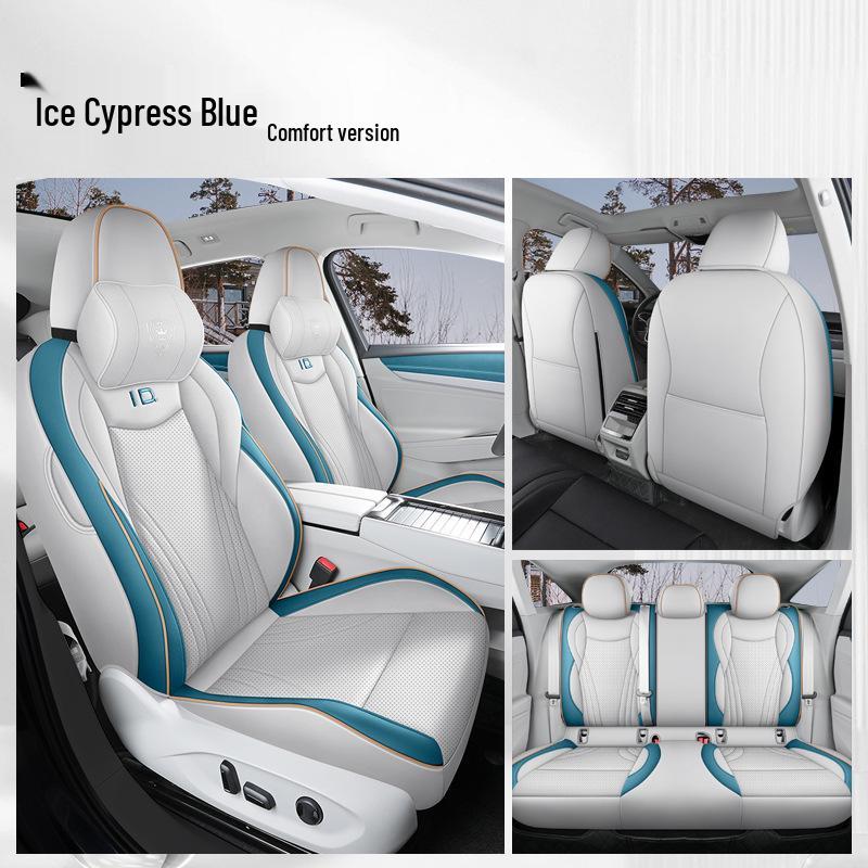 2024 VW ID.7 First Edition Leather Seat Covers - All-Season, Full Surround Design
