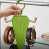 V Shaped Double-Sided Closet Organizer with 360° Rotating Space Saving