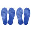 2Pair Foot Shaped Floor Markers PVC Non Slip Educational Footprint Markers for Preschool Classroom Kindergarten Blue
