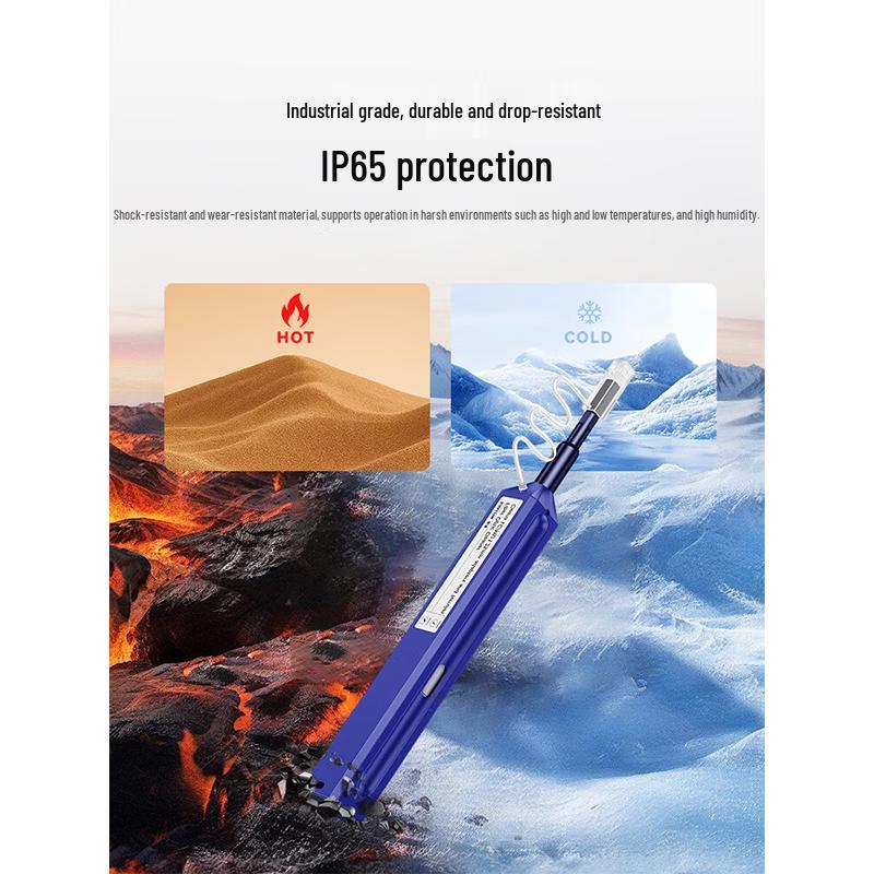 SAMZHE GXB-01 One-Press Fiber Optic Cleaning Pen for LC/MU 1.25mm Connectors