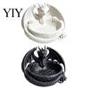 3D Printed Dragon Decor Gothic Jewelry Tray, Figurine, Mythical Creature Desktop Decorative Trinket Dish Organizer for Keys Coins Rings, Dark Fantasy