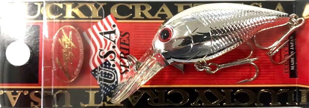 LUCKY CRAFT Baby Crank 45DR Fishing Lure Crankbait (0031 Chrome) 45DR