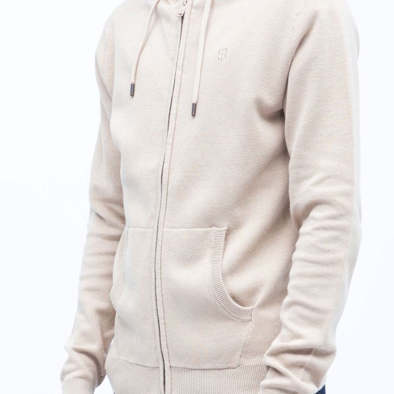 Men's Cotton Zip-up Hooded Vest BILL TORNADE