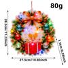 Shining Brightly Christmas Santa Claus LED Ornaments DIY Luminous Decorations  Party Decor