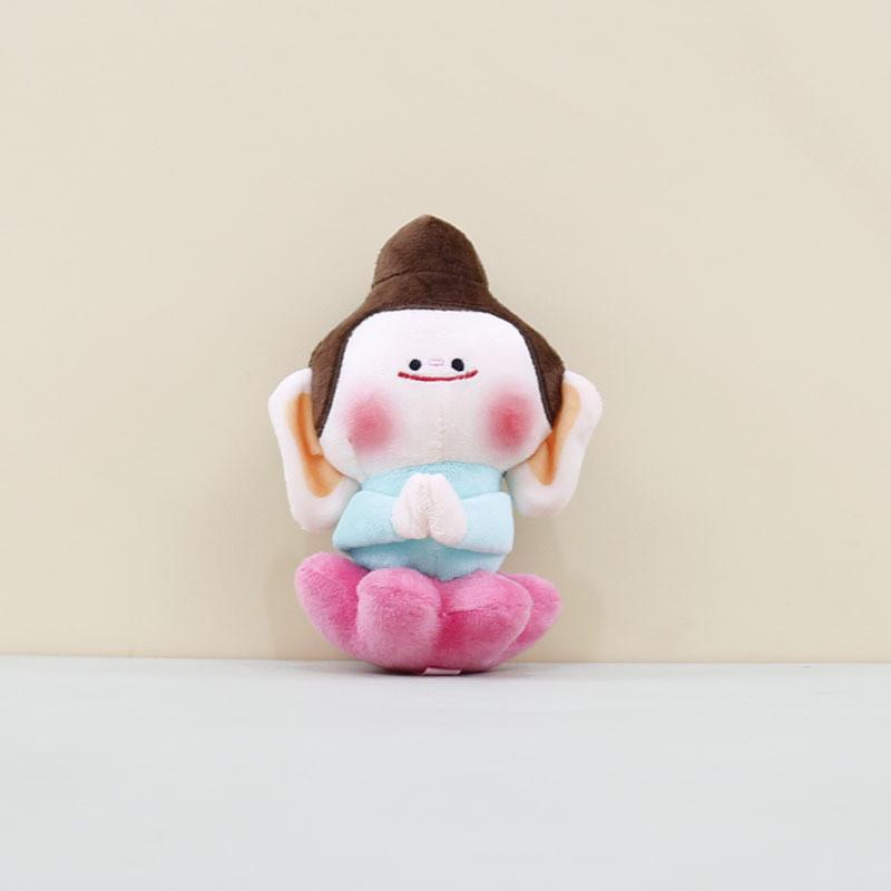 Adorable New Plush Lotus Buddha Keychain Doll Soft Toy With Unique Design And Colors