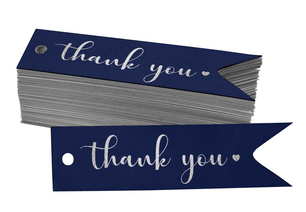 Inkdotpot Pack Of 100 Real Gold Foil Paper Tags Thank You Bridal Shower Favor Hang