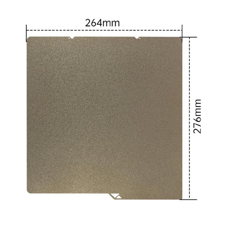 264x276mm Double Sided PEI Build Plate Magnetic Steel Plate For S1 3D Printer PEI Spring Steel Sheet Hotbed Part