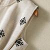 2026 Spring/Summer Sleeveless Cotton Linen Dress in Natural Hemp, Round Neck, Loose Fit, Literary Style