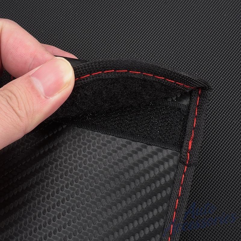 AIHQR1 Car Key Case Signal Blocker Bag Car RFID Shielding Pocket Anti-Theft Pouch For Porsche Panamera Macan Boxster Cayman 911 Sticker