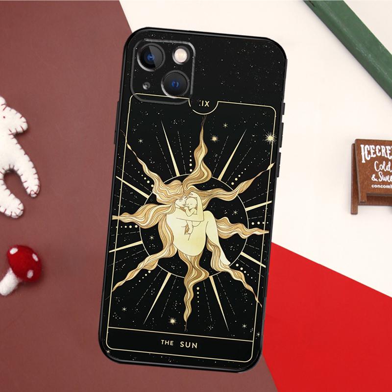 

Astrology Tarot Cards Case For iPhone 16 Pro Max 14 13 12 11 15 17 Pro Max mini 15 16 Plus 16e 17 Air Back Cover iPhone 13 Pro