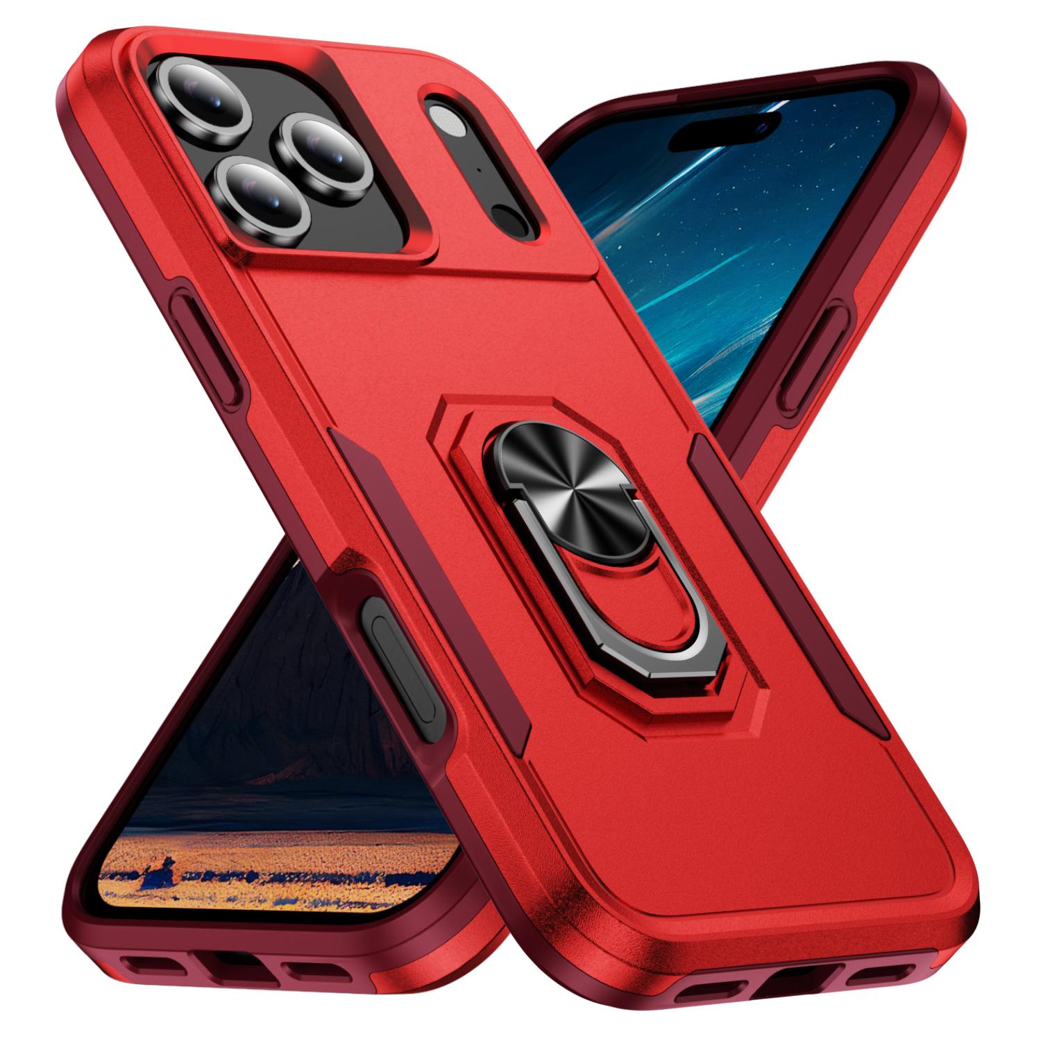 

New Metal Stand Military Grade Case For iPhone 17 Pro Max Armor Cover For iPhone 17 Air 16 15 14 13 12 11 Pro Max Plus 16e Coque iPhone 12 Pro