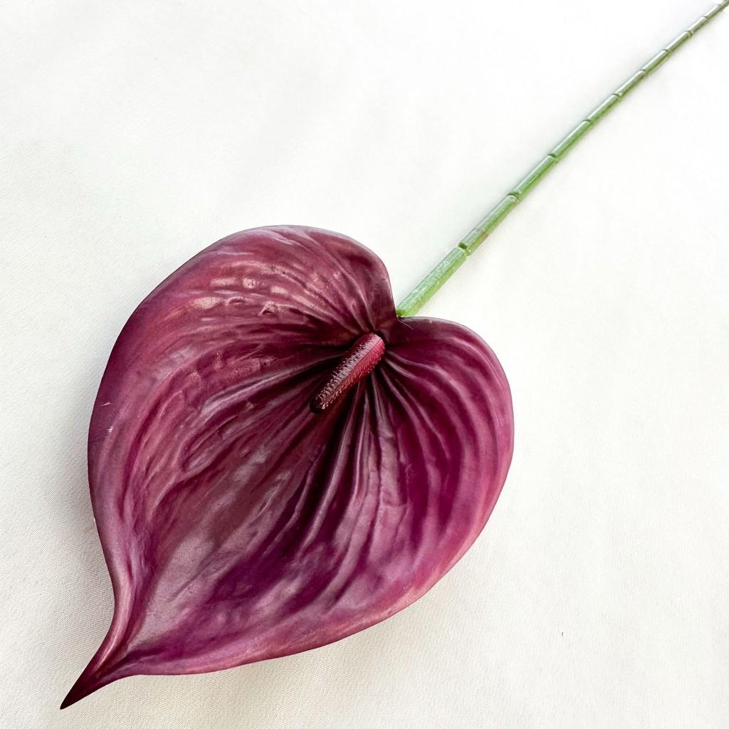 Plants Anthurium Simulated Wedding Hotel Restaurant Decoration Desktop Ornament