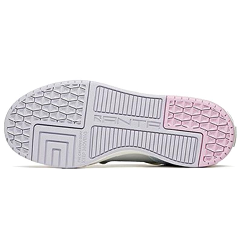 Anta Life Collection Wafers Durable Breathable Low-Top Skateboard Shoes Women's White Gray Purple Sneakers 922118081-1