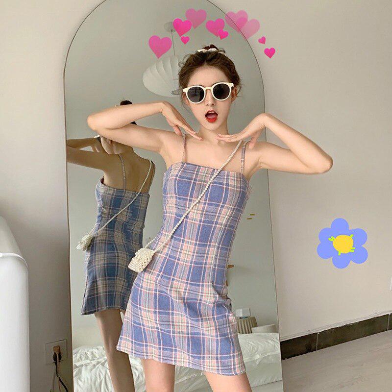sachin and babi light blue dress Holly Jolly Hi-Lo Plaid Holiday Dress – Mia Belle Girls main image 0