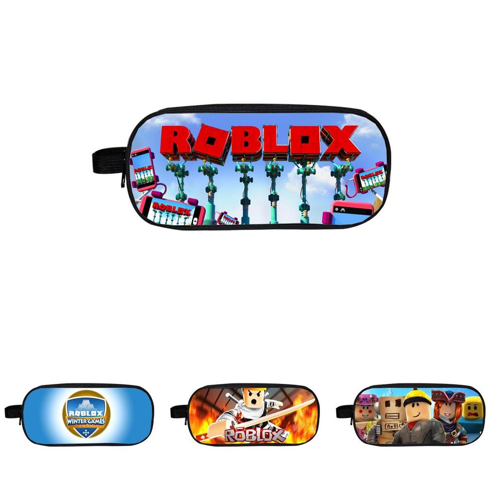 Roblox Cartoon Pencil Case For Boys And Girls With Durable Material**