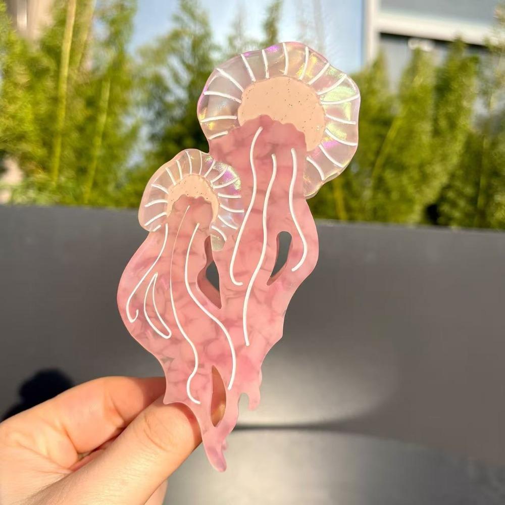 Korean Style Cartoon Animal Hair Clip Sweet Cute Shark Clip Lovely Jellyfish Hair Claw  Headdress