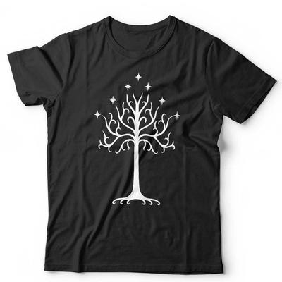 Weißer Baum von Gondor T-Shirt Unisex Mittelerde Tolkien