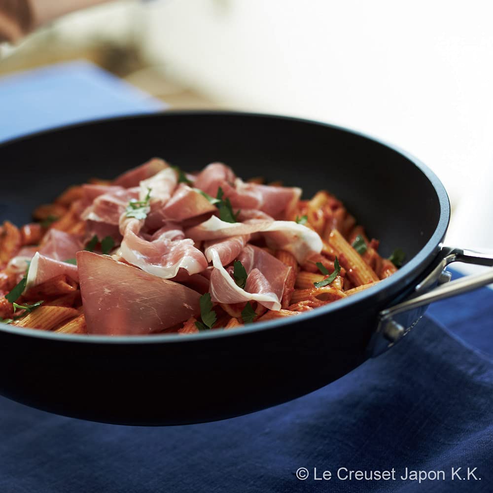 Le Creuset TNS Frittierpfanne, 26 cm, für Gas- und IH-Öfen geeignet, Silikongriff, japanisch [Autorisiertes Produkt]