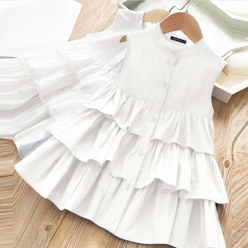 

ZANZEA Жіночі літні рюші печворк вільні повсякденні майки без рукавів білий