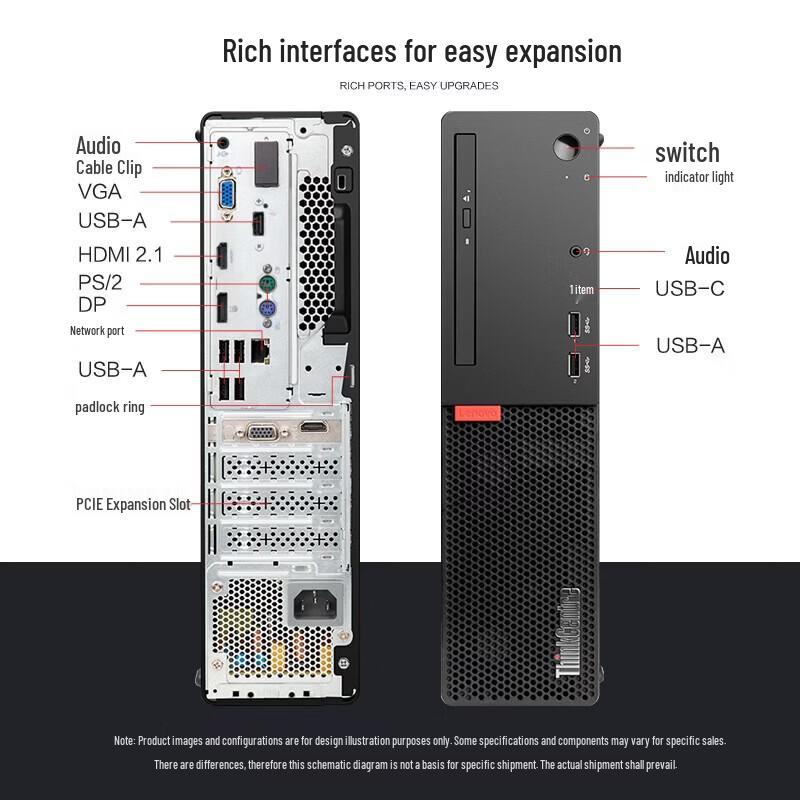 Lenovo ThinkCentre K70 High-Performance Business Desktop PC (CN version)